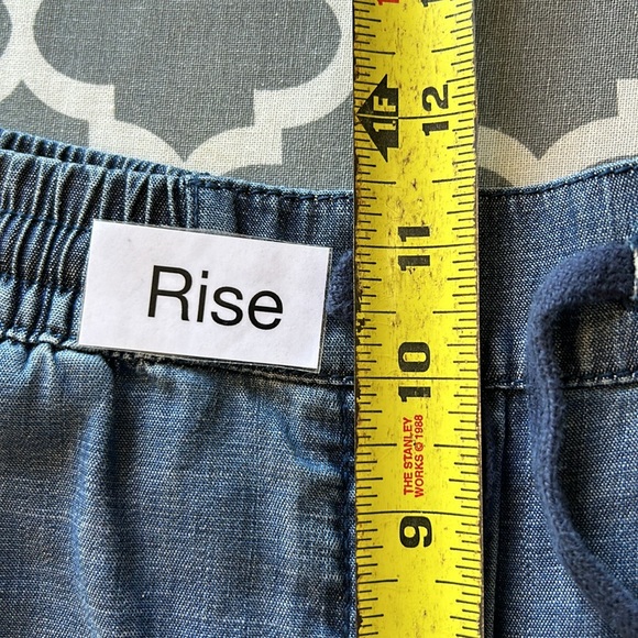 Talbots Lyocell linen blend Chambray Pants szM - Picture 10 of 14